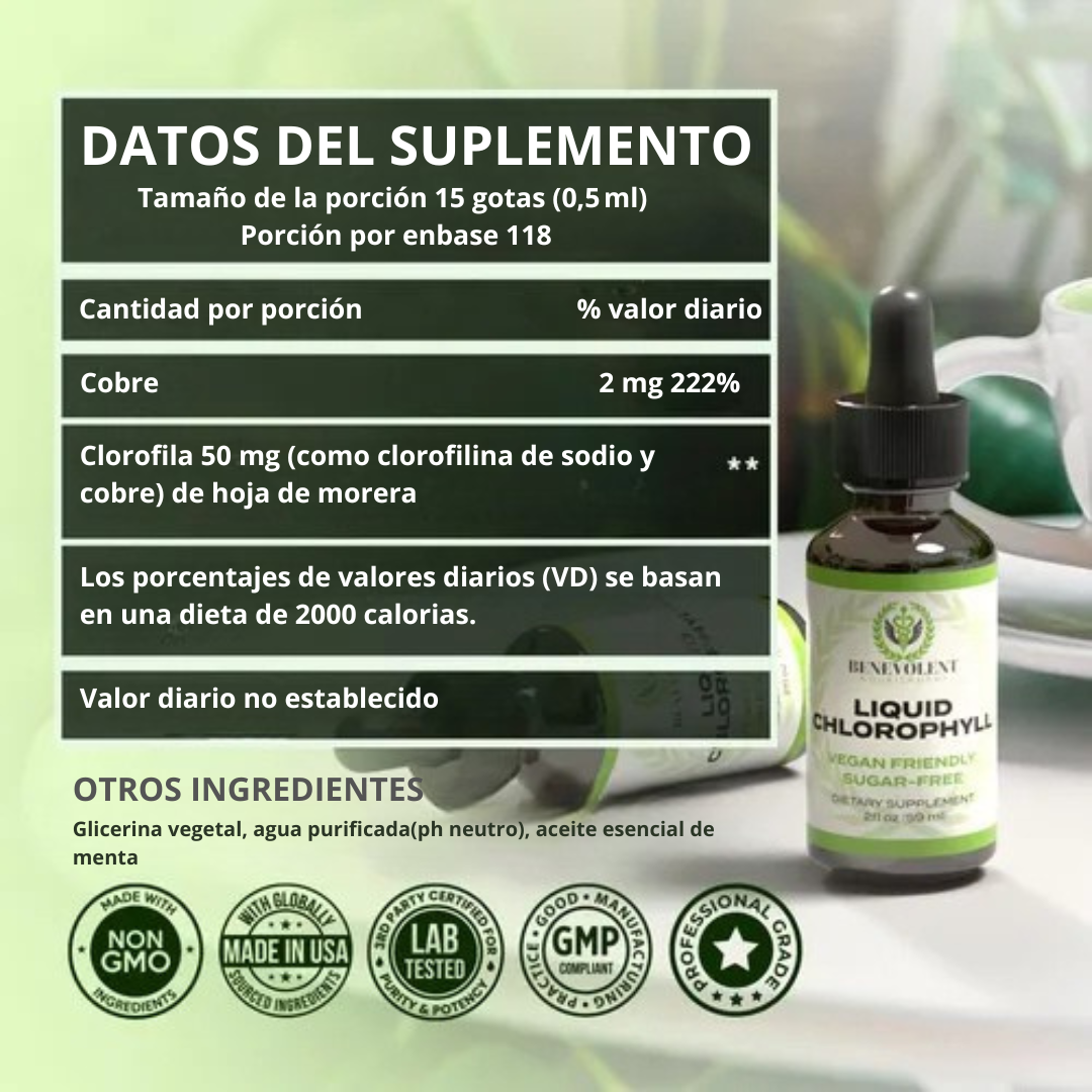 🌿 VitalGreen Drops 💧 ¿Listo para desintoxicar tu cuerpo y sentirte increíble? ✨💪